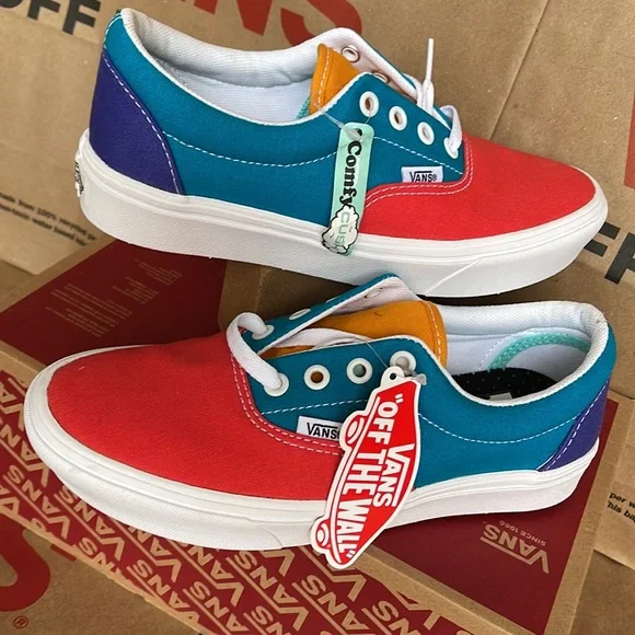 Vans Comfycush Era Multi Block Multi/True White WMNS - Picture 11 of 16